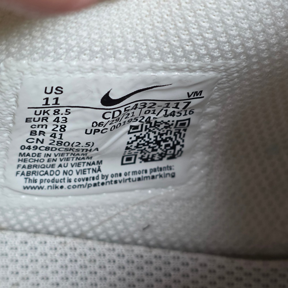 Nike Air Max Excee Womens 11 White Barely Rose Sneakers - Picture 7 of 7